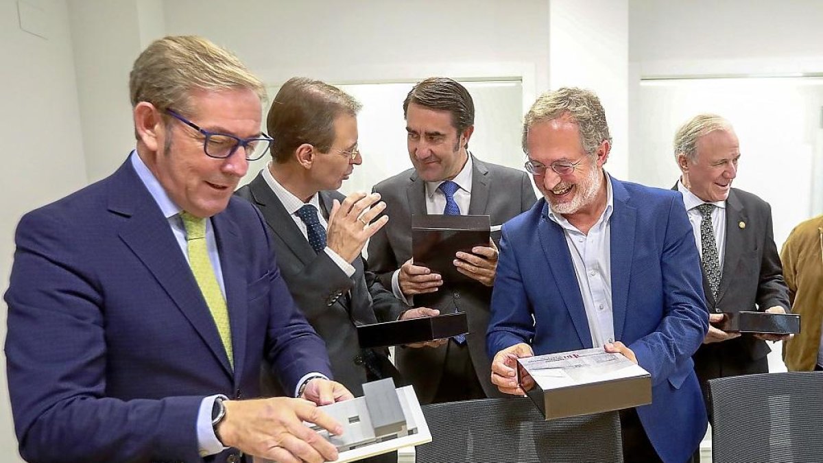 Javier Vega, Germán Barrios, Juan Carlos Suárez-Quiñones y Manuel Saravia.-J.M. LOSTAU