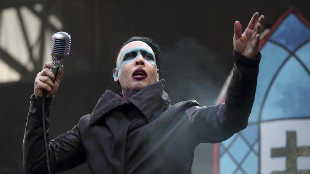 Marilyn Manson.-EFE / STEVE MITCHELL