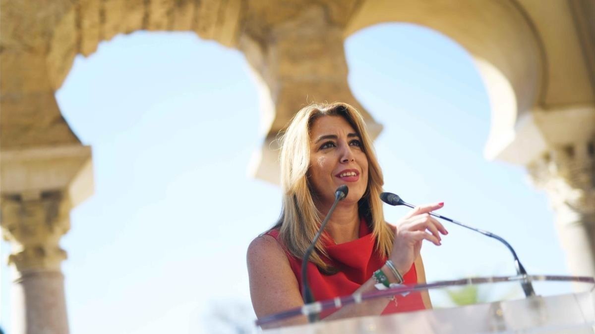 La presidenta de la Junta de Andalucía, Susana Díaz, en Medina Azahara (Córdoba)-RAFA ALCAIDE (EFE)