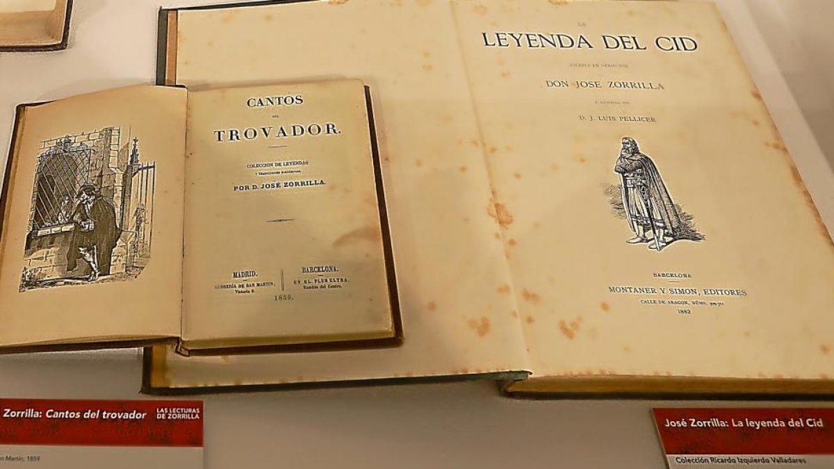 Imagen de archivo de una exposiciónd dedicada a Zorrilla.-PABLO REQUEJO