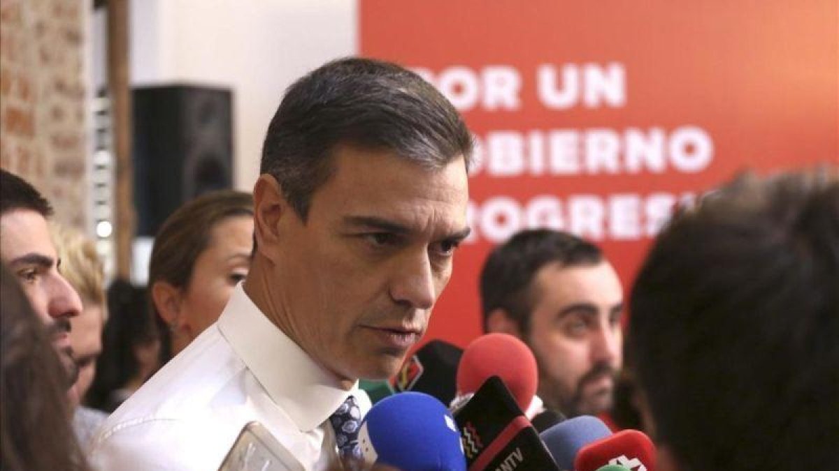 El presidente del Gobierno en funciones, Pedro Sánchez-DAVID CASTRO