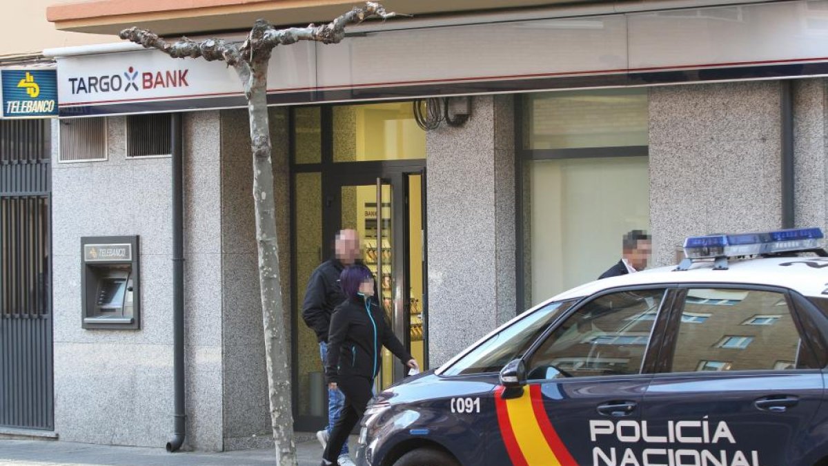 A primera hora hora de la mañana se produce un atraco en una sucursal bancaria de Targo Bank, situada en la avenida de Santander de la capital palentina-ICAL