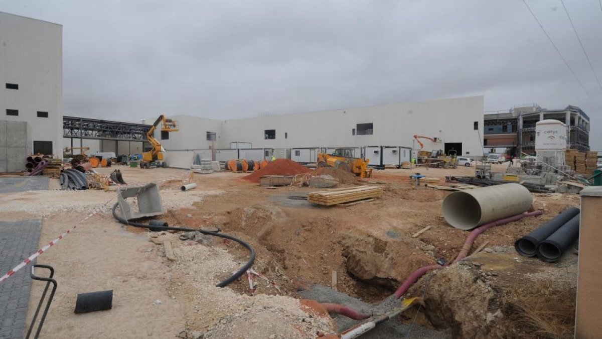 Estado de las obras de la nueva fábrica de Campofrío en Burgos. I-ISRAEL L. MURILLO
