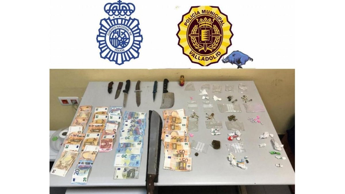 Efectos incautados.-POLICÍA MUNICIPAL VALLADOLID