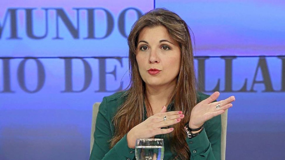 Soraya Mayo durante el programa emitido por La 8 de Valladolid, 'La Quinta Esquina'-J.M.Lostau