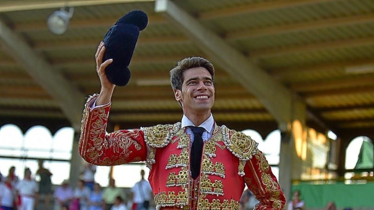 Ricardo Maldonado al final de la novillada.-JOSÉ SALVADOR