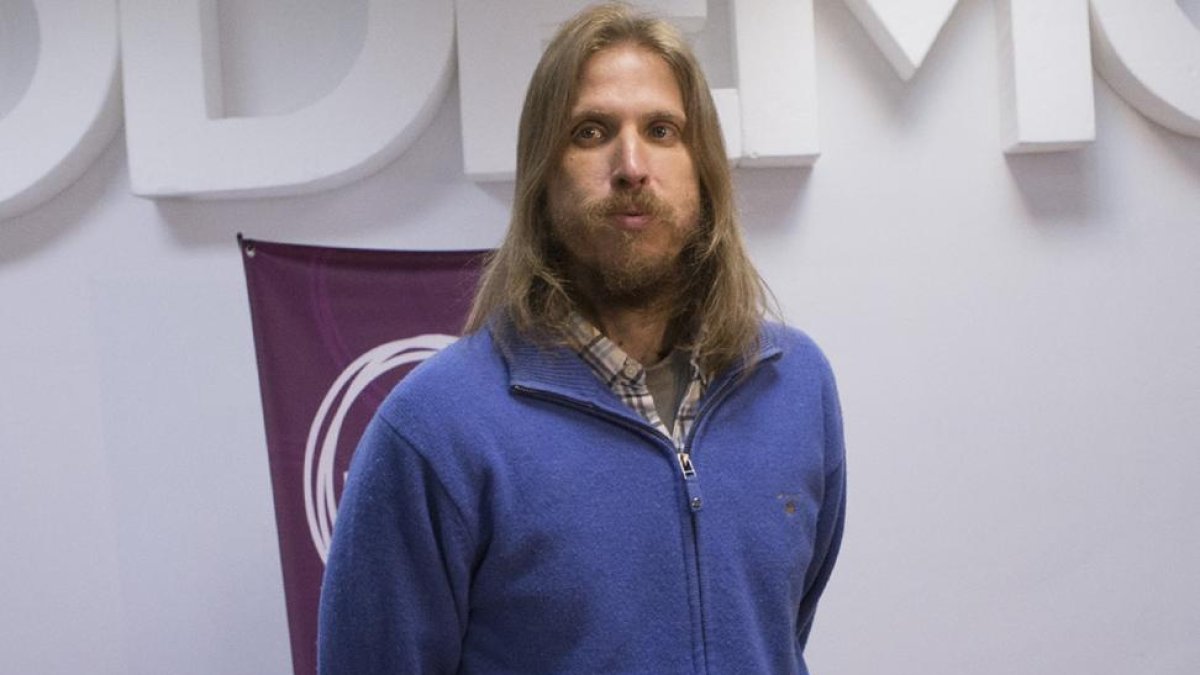 El secretario autonómico de Podemos Castilla y León, Pablo Fernández-ICAL