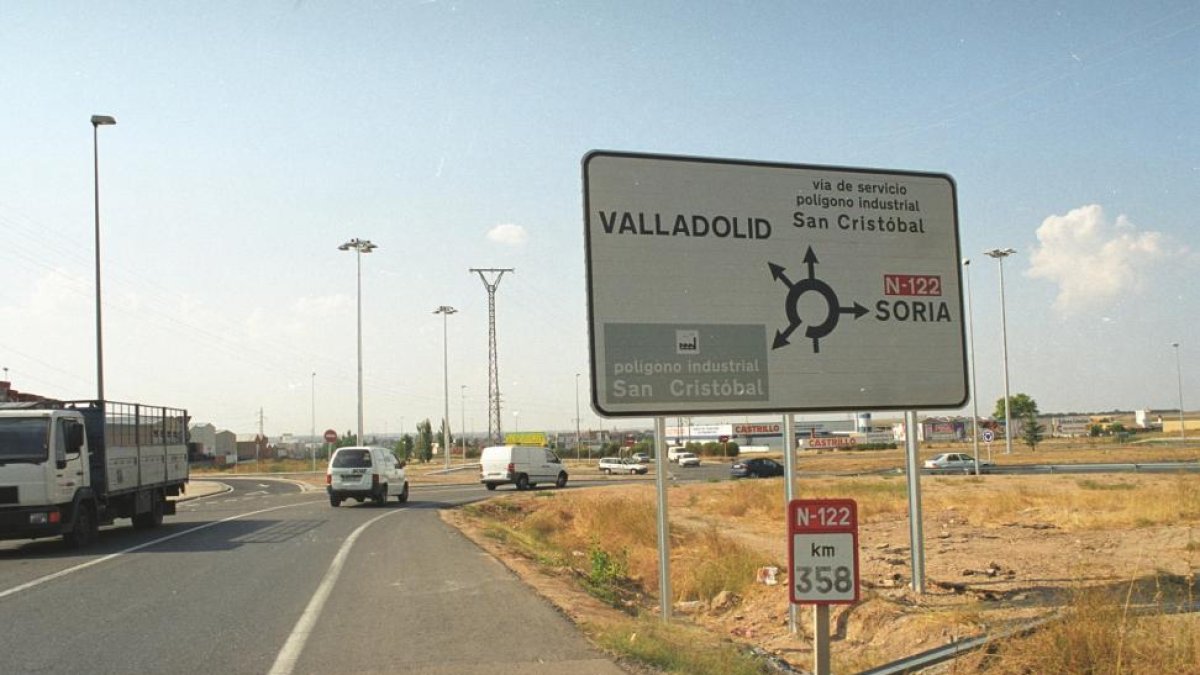 Carretera N-122, kilómetro 358.-FELIPE FERNÁNDEZ