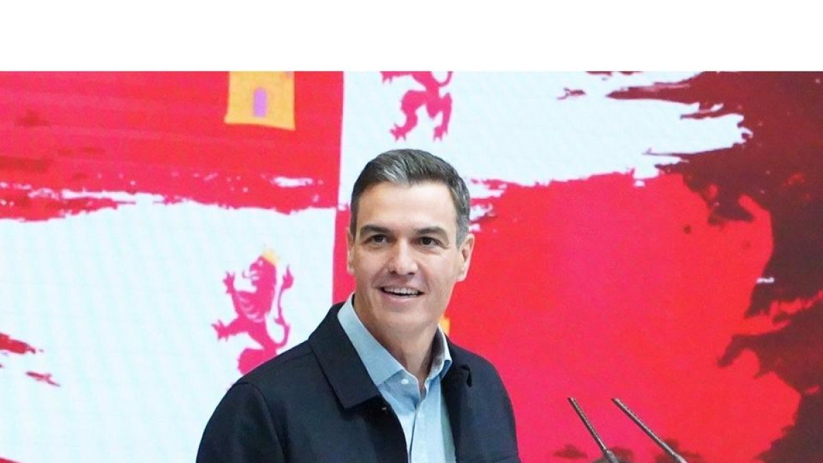 Pedro Sánchez en Castilla y León, en una imagen de archivo.- ICAL