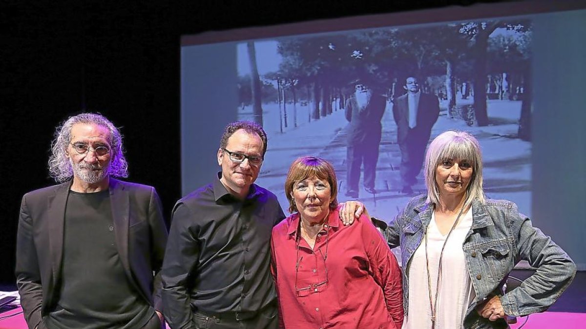 Jesús Capa, José María Nieto, María R. Mayor y Lola Leonardo.-ICAL