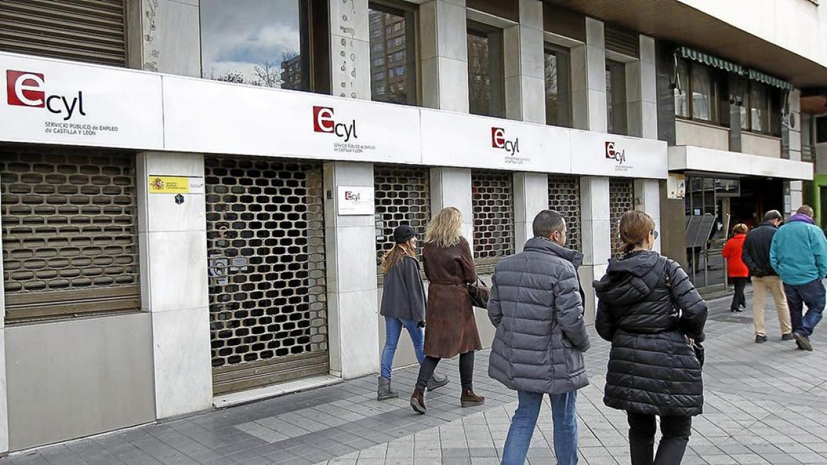 Oficina del Ecyl, en una imagen de archivo-E. M.