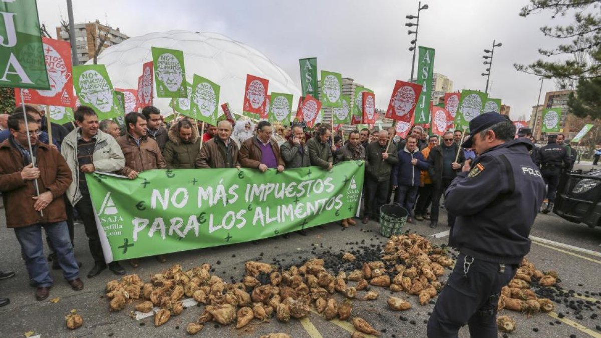 Manifestación contra el impuesto dulce, en una imagen de archivo-ICAL