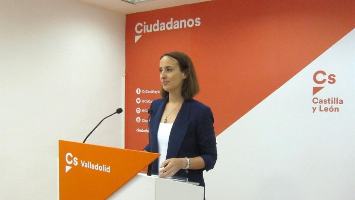 Pilar Vicente durante la rueda de prensa.-EUROPA PRESS
