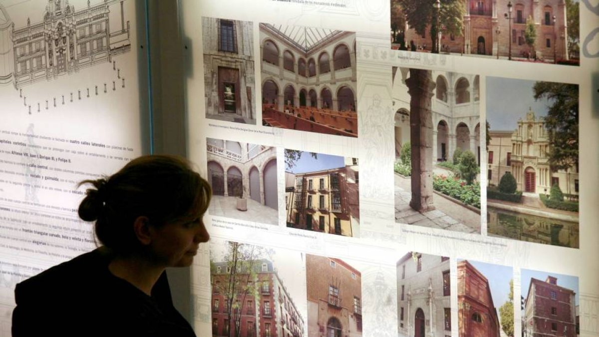 Exposición sobre la restauración de la fachada histórica de la Universidad de Valladolid-Ical