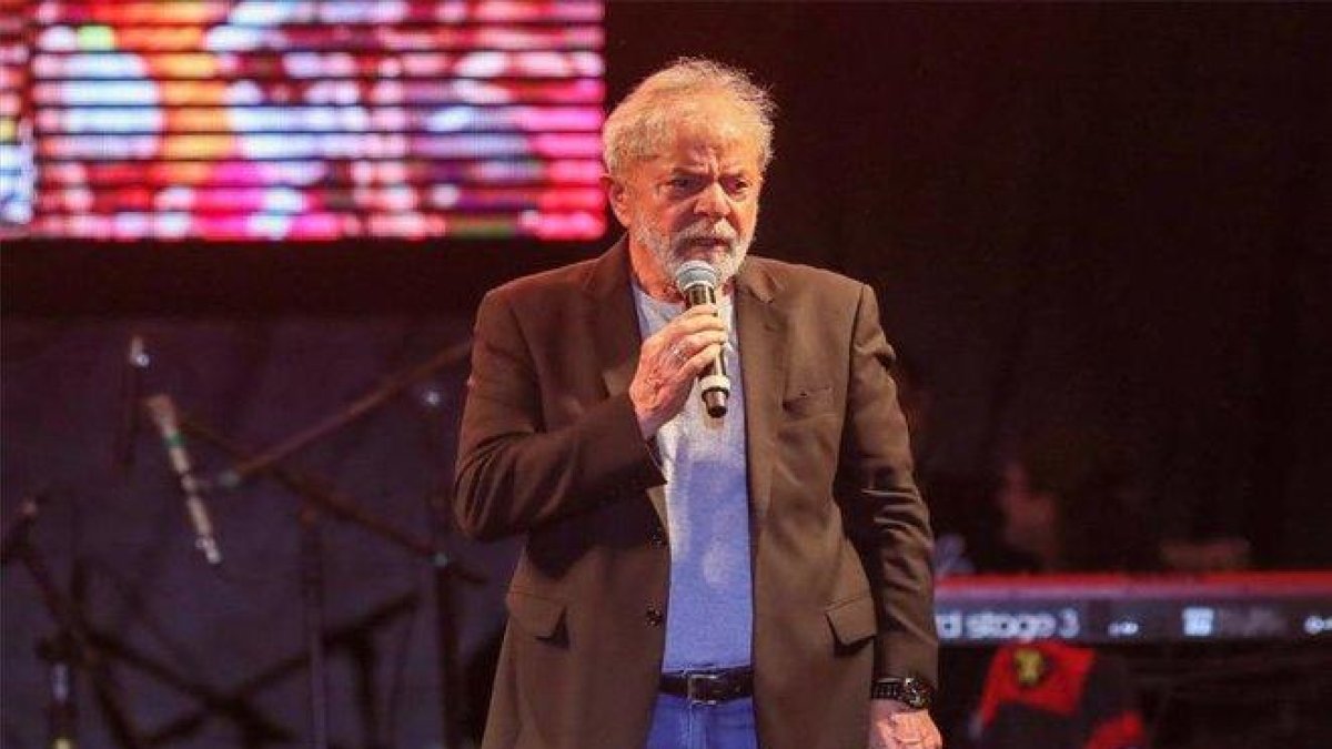 Luiz Inácio Lula da Silva en un evento público.-EFE