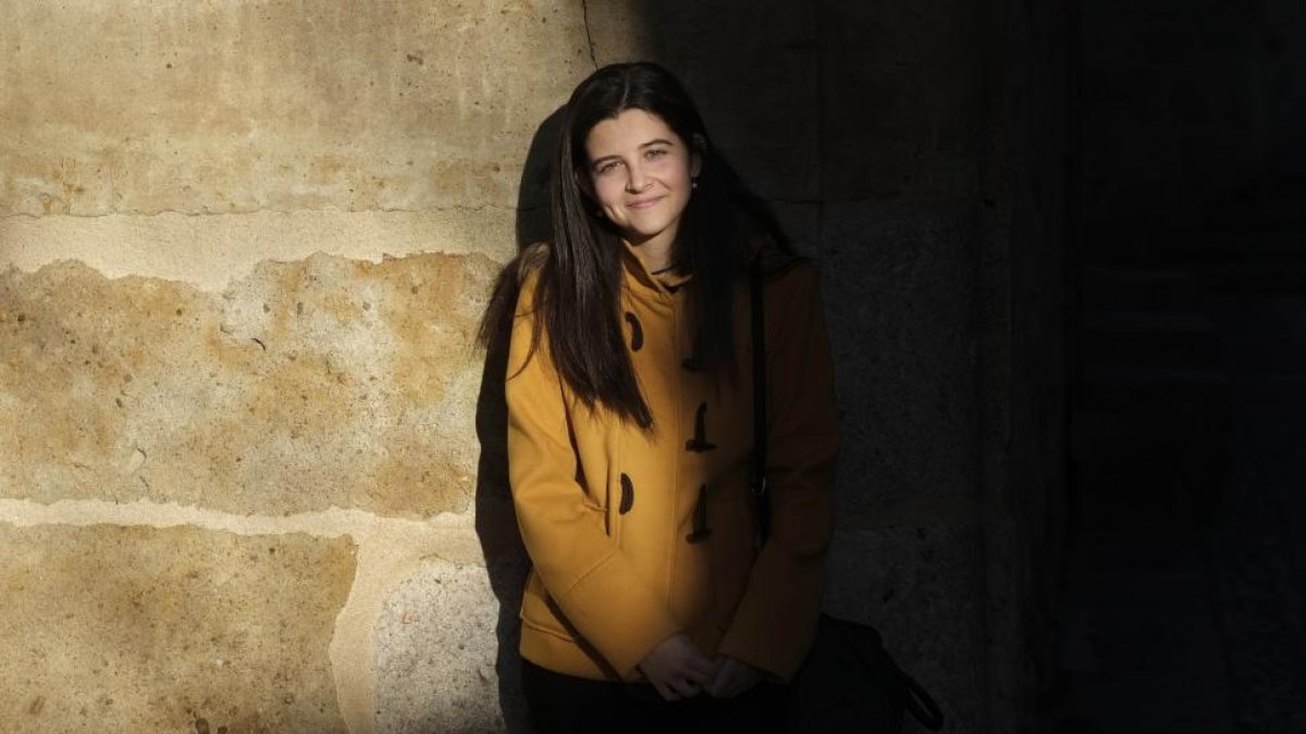 Elena Varas, estudiante de Medicina de la Universidad de Salamanca.-ENRIQUE CARRASCAL