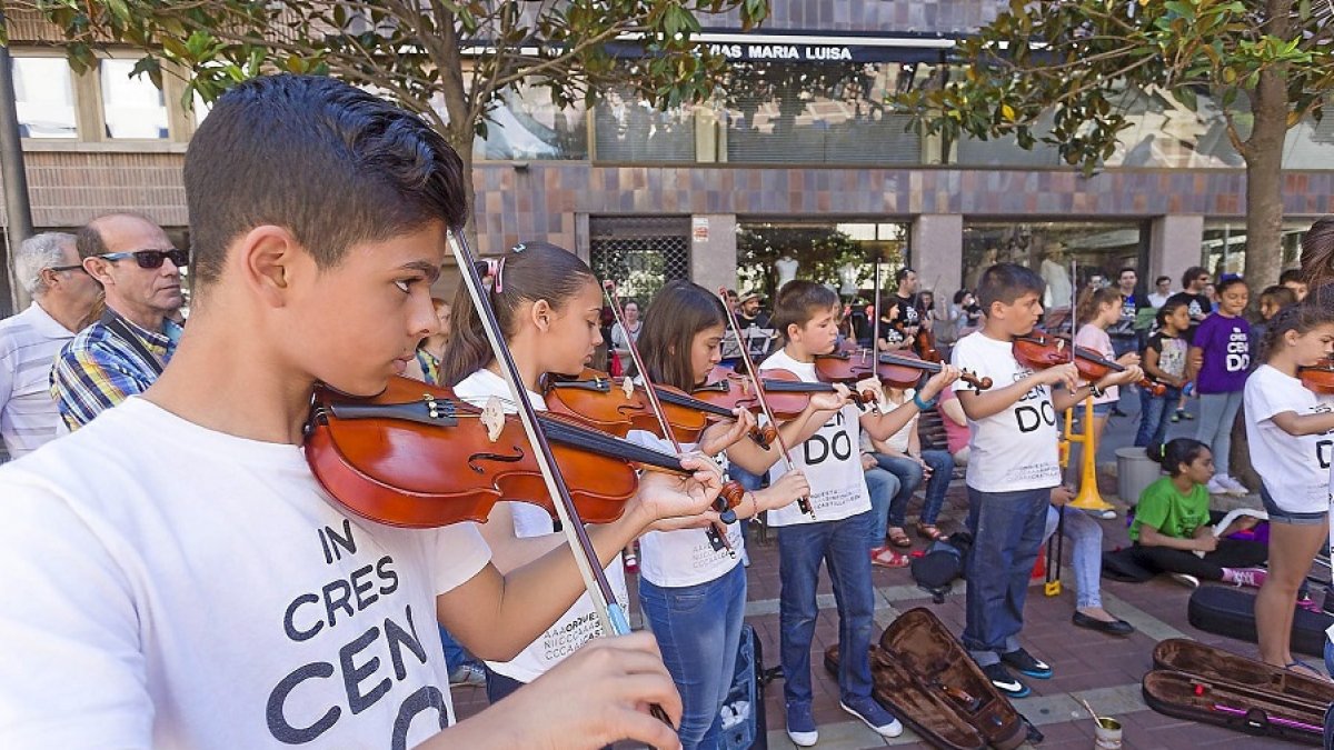 Músicos de la Orquesta In Crescendo. | P. REQUEJO