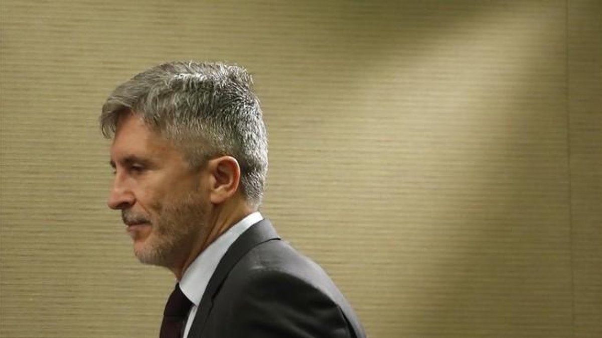 El ministro del Interior, Fernando Grande-Marlaska.-EFE / JAVIER LIZÓN