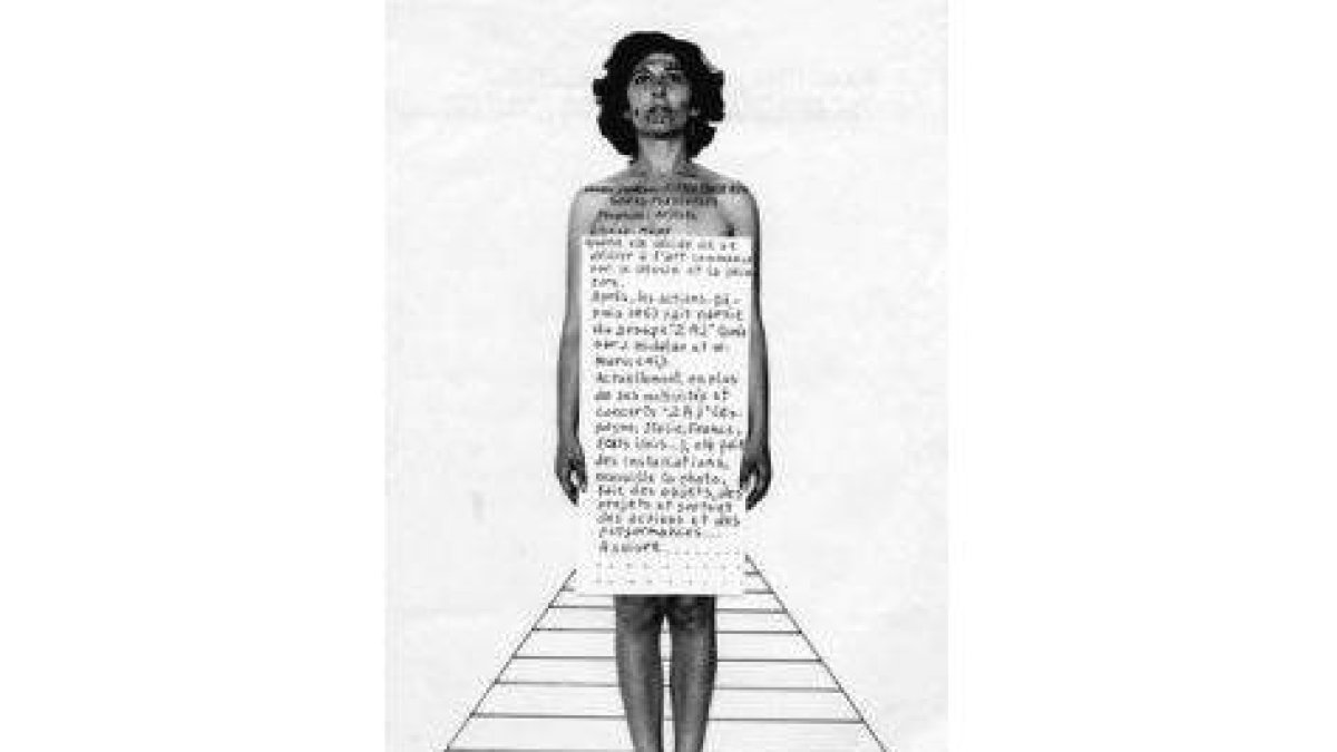 Autorretrato de Esther Ferrer.-Foto: EL PERIÓDICO