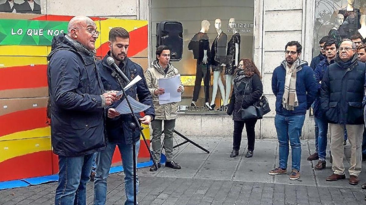 El presidente de la Diputación, Jesús Julio Carnero, en su intervención durante el acto.-EUROPA PRESS