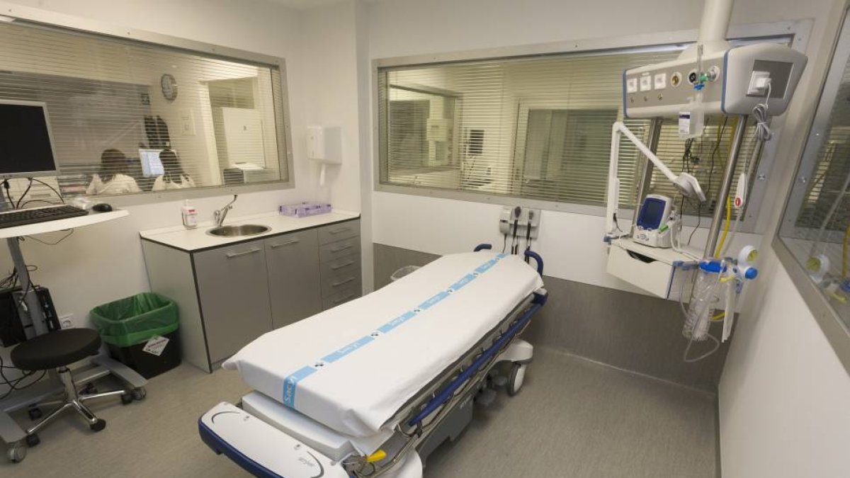 Interior de las nuevas instalaciones de las urgencias del Hospital Clínico Universitario de Valladolid-Pablo Requejo