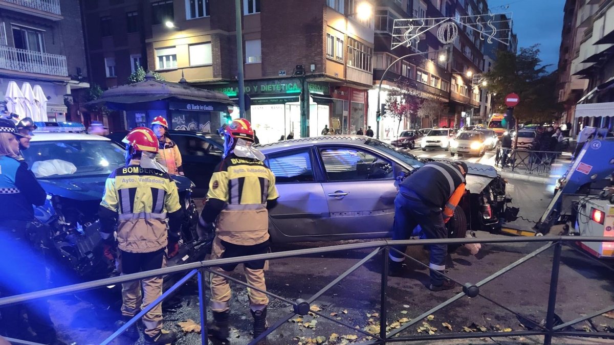 Accidente en Valladolid. - EUROPA PRESS
