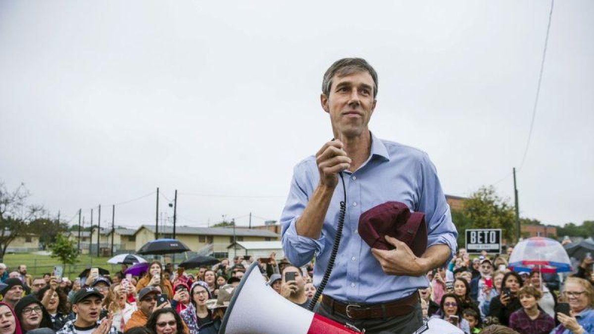 En las encuestas sobre las elecciones primarias, ORourke está en sexto lugar y promedia un 5,3 %, según RealClear Politics.-AUSTIN AMERICAN-STATESMAN