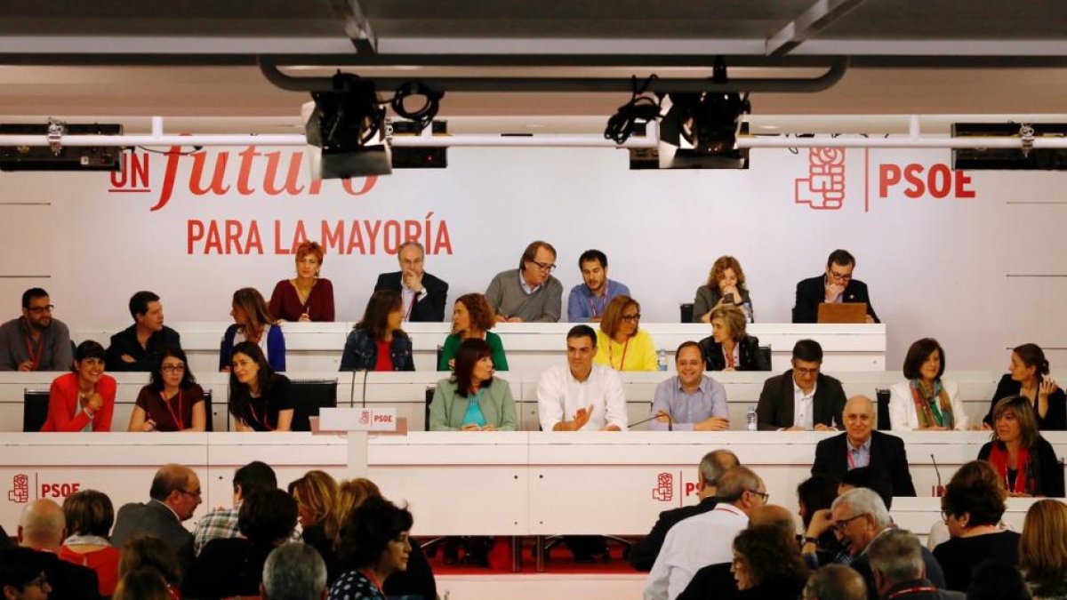 Comité federal del PSOE del pasado abril.-JUAN MANUEL PRATS