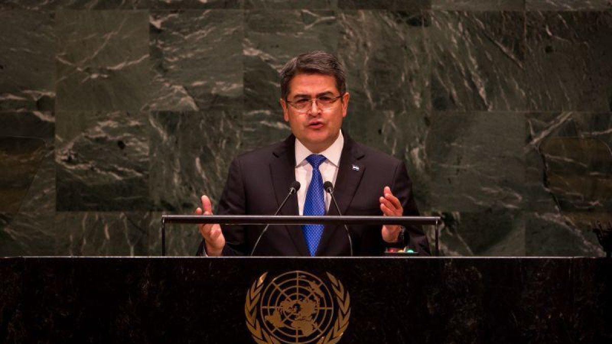 Presidente de Honduras, Juan Orlando Hernández.-EFE