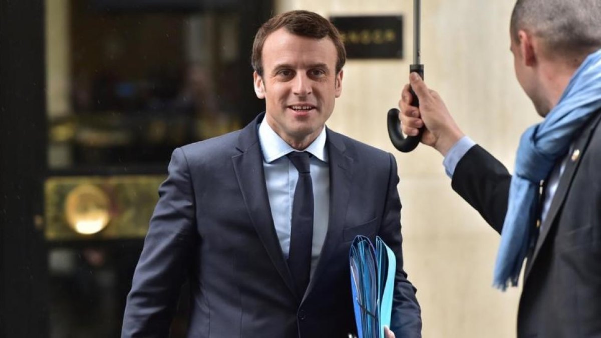 El candiato a la presidencia francesa, Emmanuel Macron.-CHRISTOPHE ARCHAMBAULT