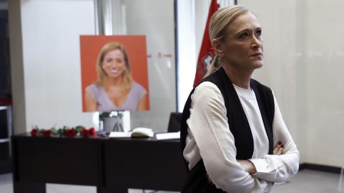 Cristina Cifuentes, presidenta de la Comunidad de Madrid.-EMILIO NARANJO
