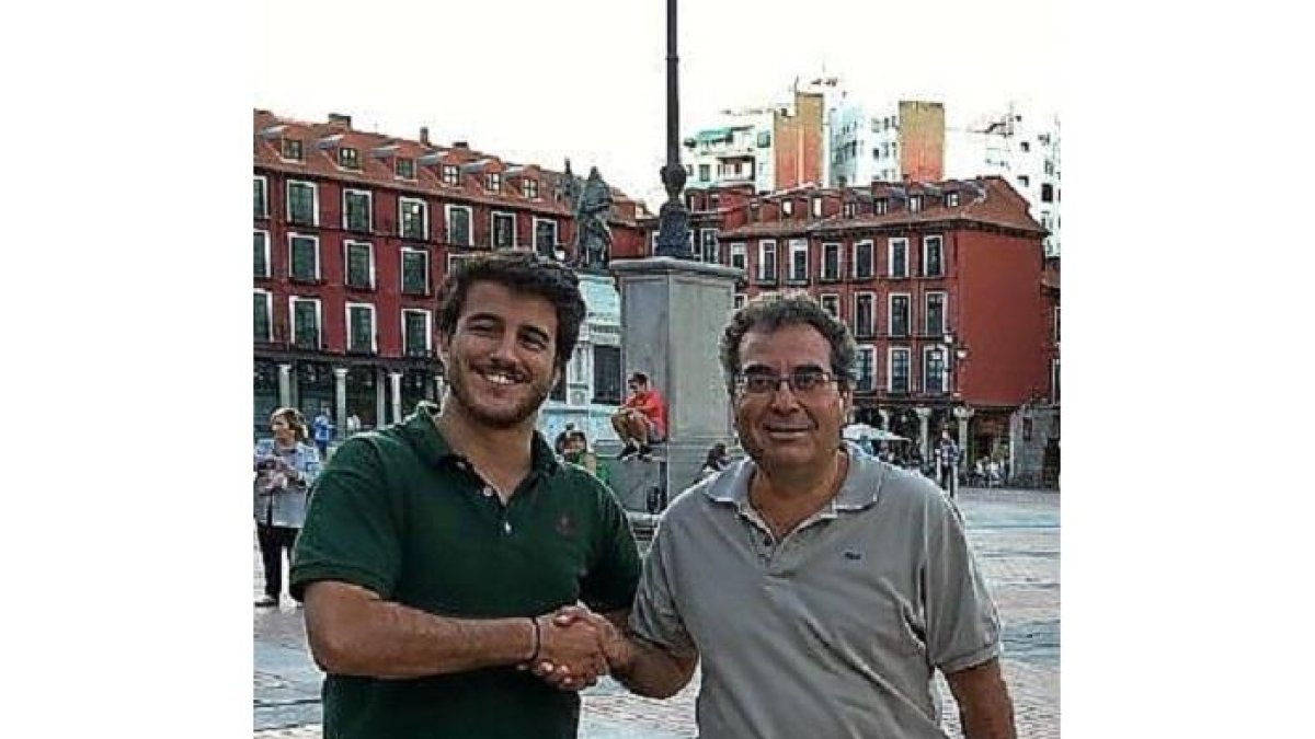 El presidente del Boadilla y Canas.-E. M.