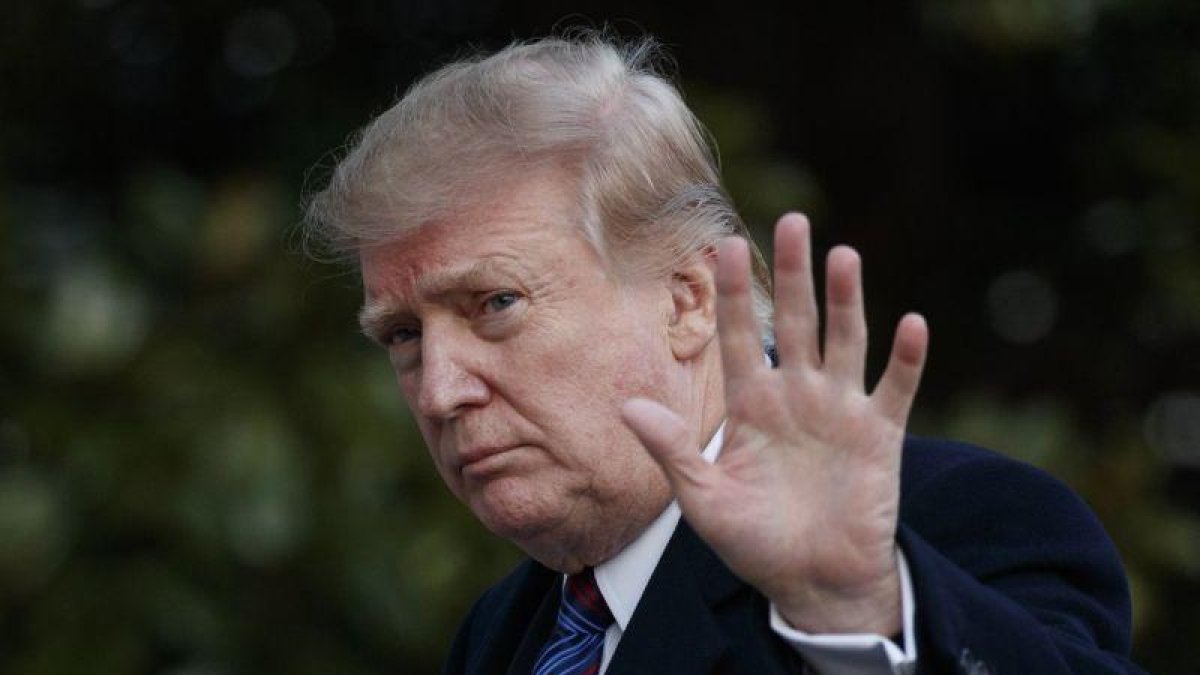 Donald Trump, presidente de los Estados Unidos ante un posible nuevo cierre del gobierno.-AP