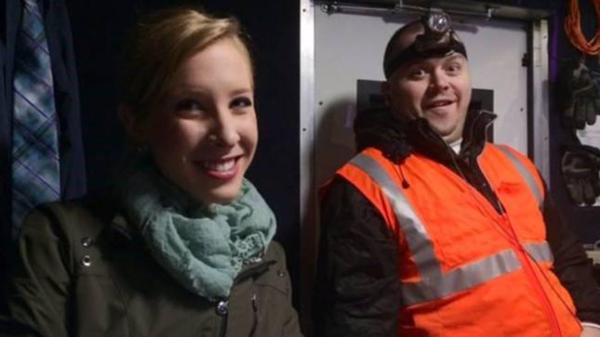 La reportera Melissa Ott y el cámara Adam Ward, que han sido asesinados durante una conexión en directo en Virginia.-