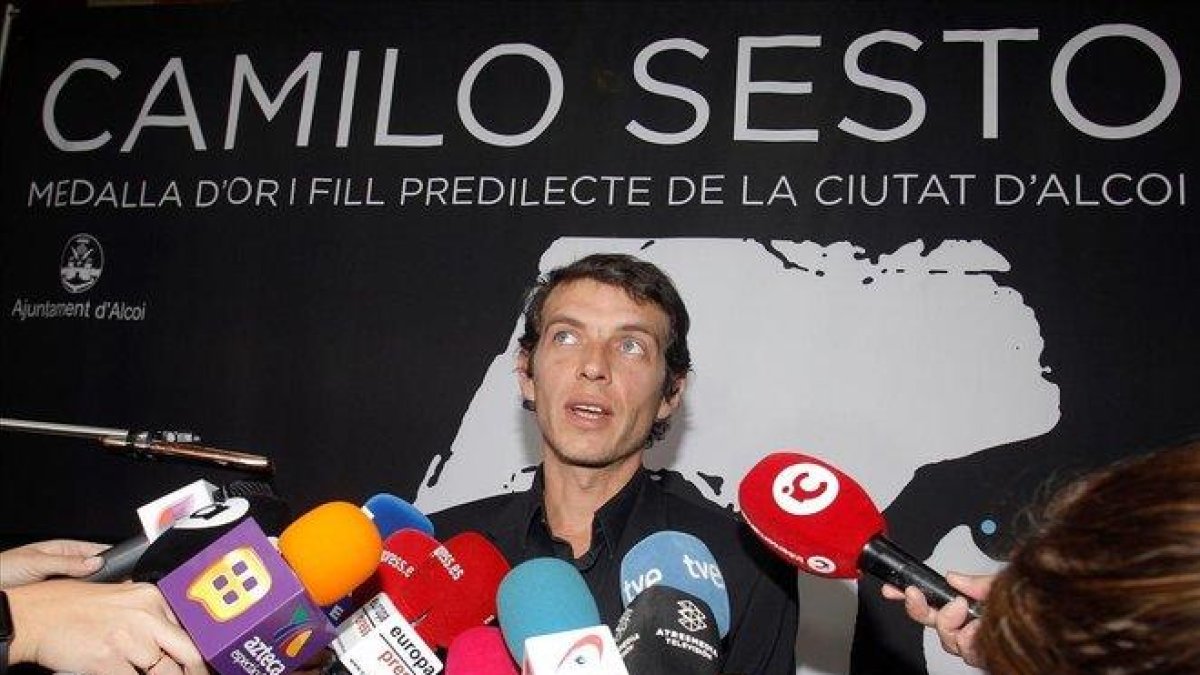 Camilo Blanes, este jueves en Alcoy.-EFE / MORRELL