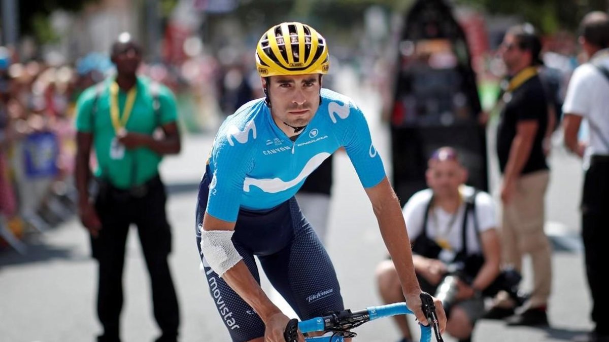 Mikel Landa, durante el Tour.-BENOIT TESSIER / REUTERS