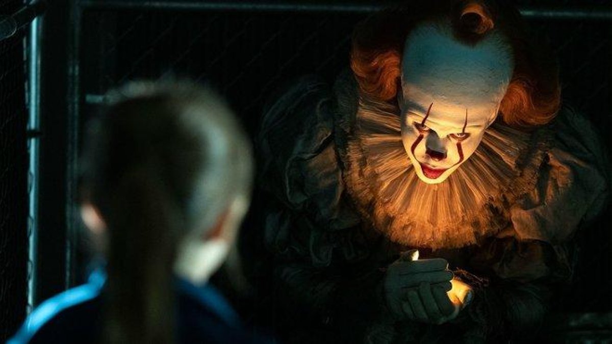 El payaso Pennywise, en un fotograma de ’It: Capítulo 2’-
