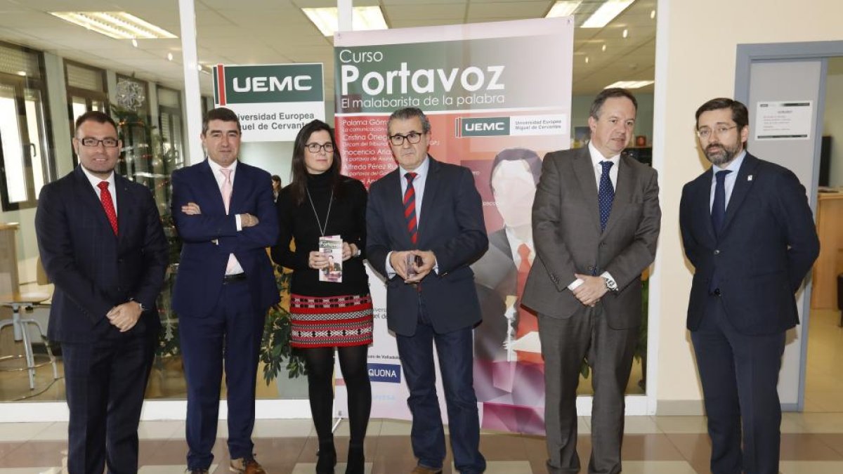 Luis Miguel Torres, Pablo Lago, Ana Rodríguez, Luis Barcenilla, Ignacio Fernández y Eduardo Álvarez.-J.M.LOSTAU