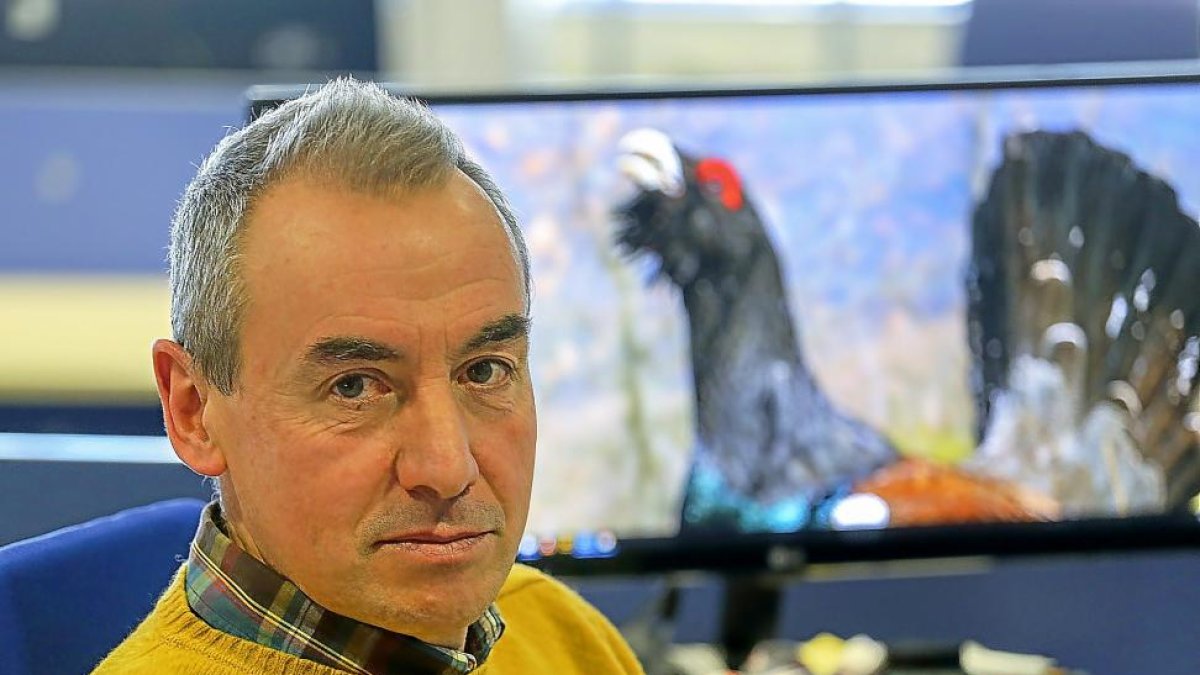 Luis Robles, coordinador del Proyecto Life Urogallo.-ICAL