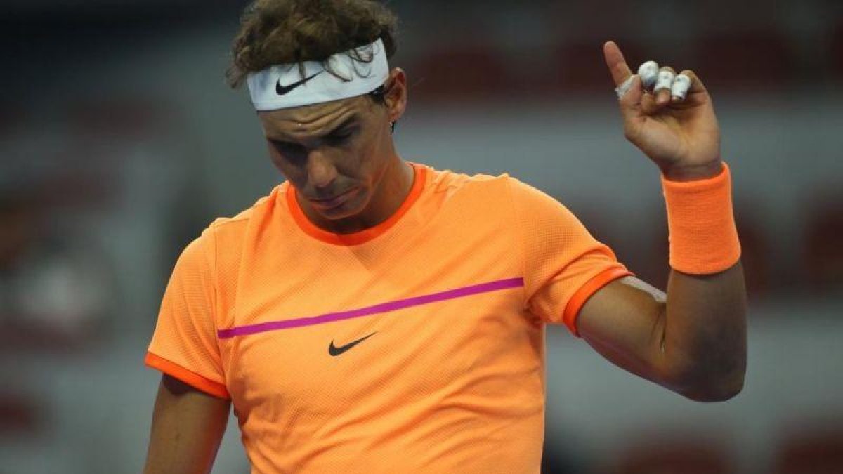 Rafa Nadal está octavo en el ránking ATP, su peor posición desde 2004.-
