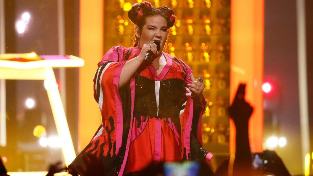 Netta en el escenario de Eurovisión 2018.-THOMAS HANSES ((UER-EBU))