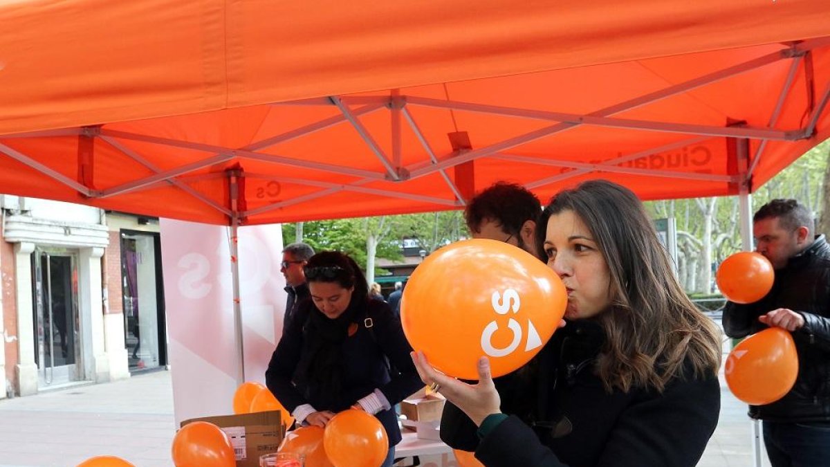 La candidata de Ciudadanos al Congreso por Valladolid, Soraya Mayo.-ICAL