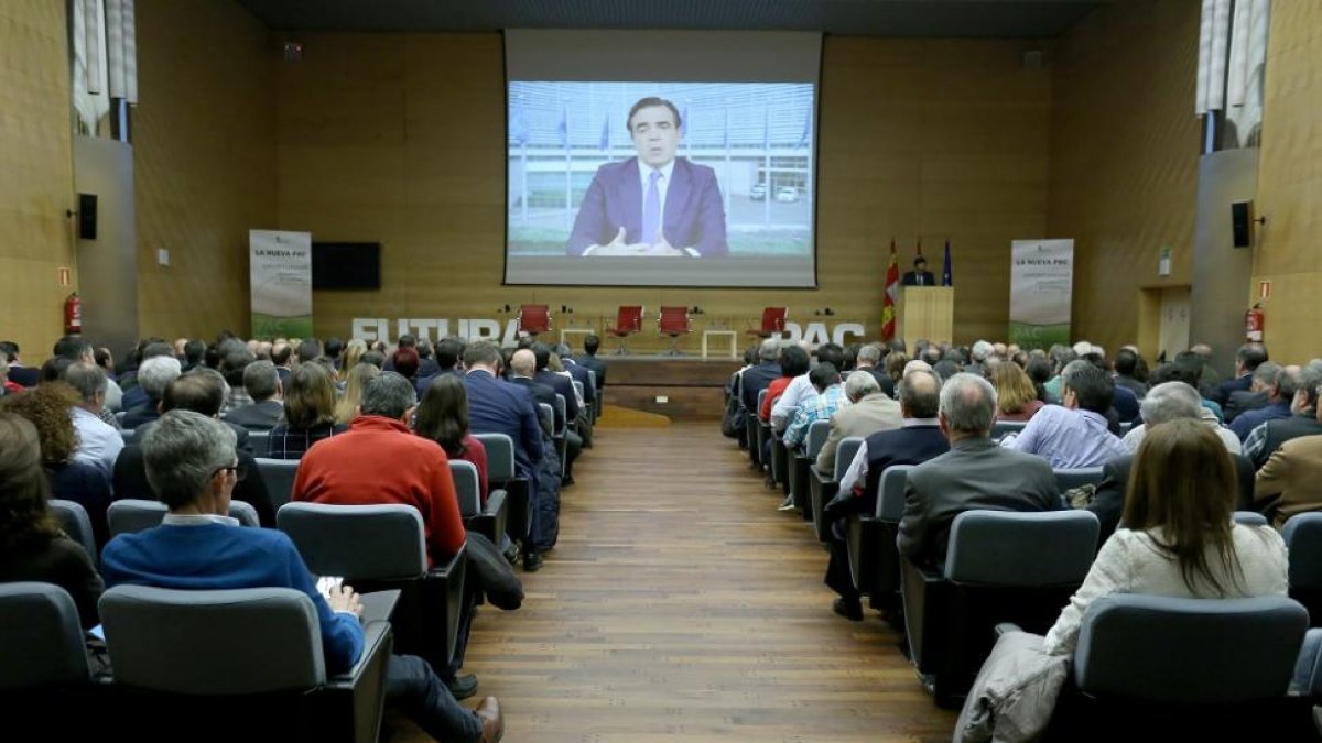 El portavoz jefe de la Comisión Europea, Margaritis Schinas, interviene en un vídeo en la jornada ‘Una oportunidad para el desarrollo económico de Castilla y León’-ICAL