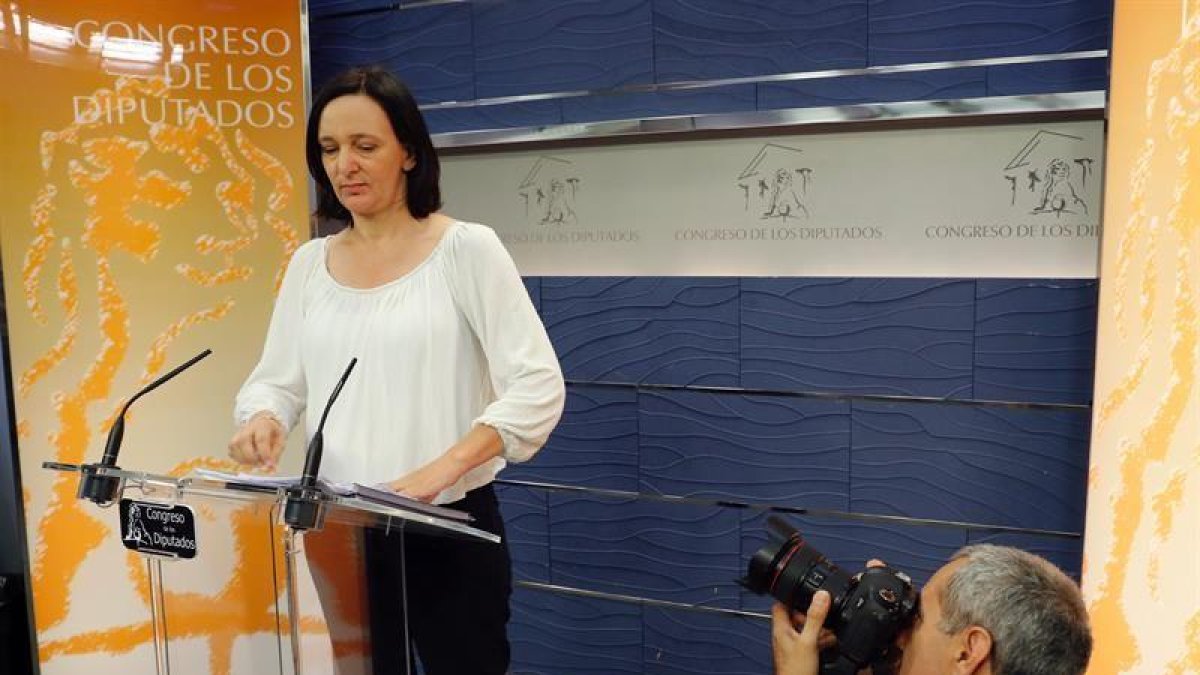 La diputada de Unidos Podemos Carolina Bescansa.-EFE