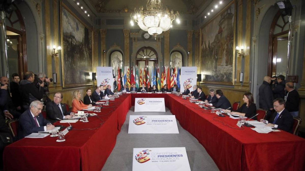 Imagen de la celebración de la VI en la Conferencia de Presidentes.-ICAL
