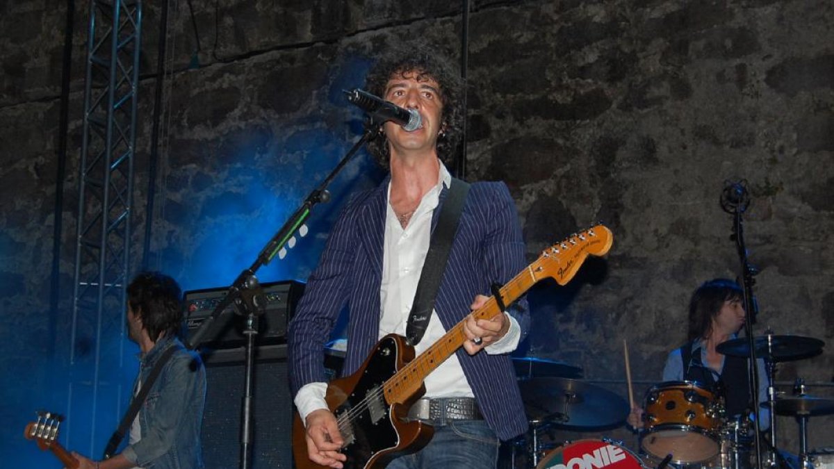 Actuación de Sidonie en el sexto festival de música Pop 'Ecopop', en Arenas de San Pedro (Ávila). ICAL