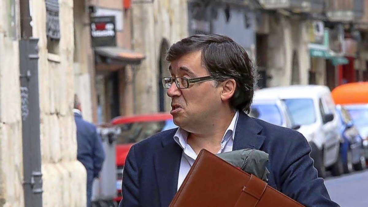 Rafael Delgado, en una imagen de archivo en su llegada al Juzgado para prestar de declaración.