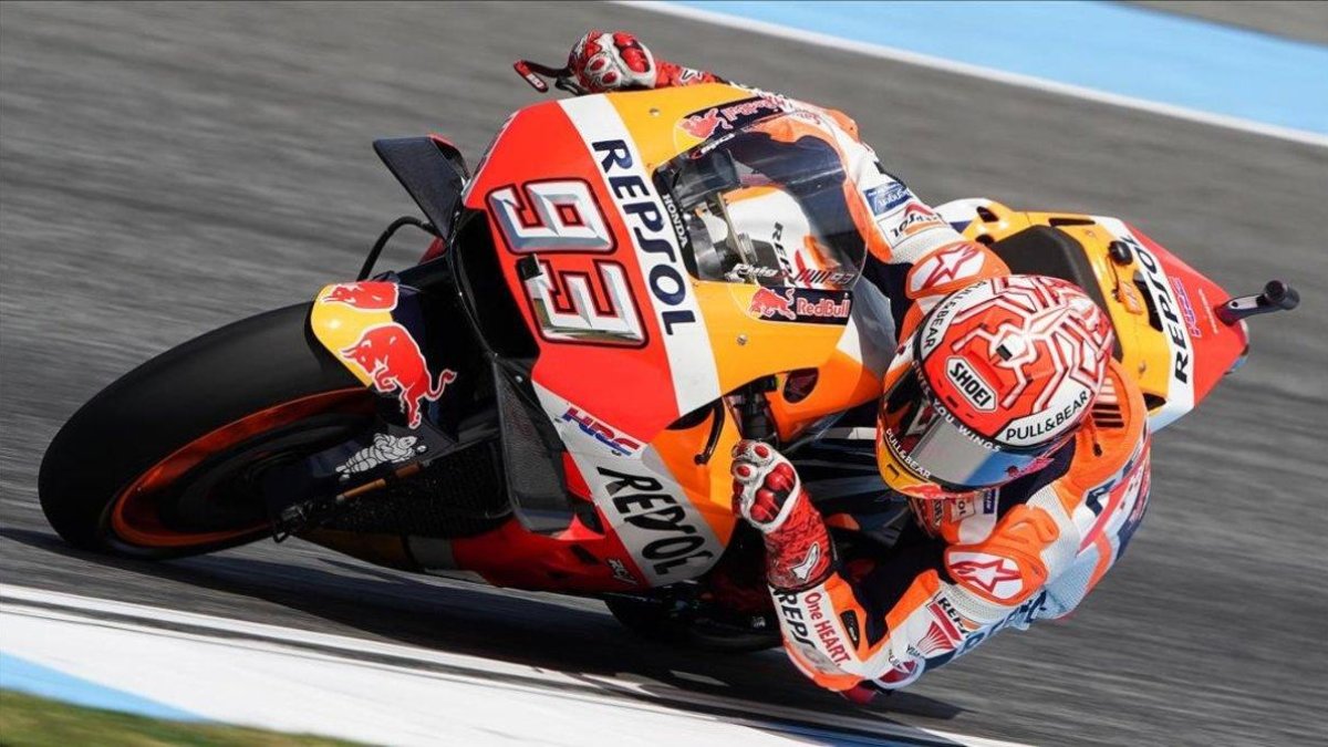 Marc Márquez, este sábado-ALEJANDRO CERESUELA