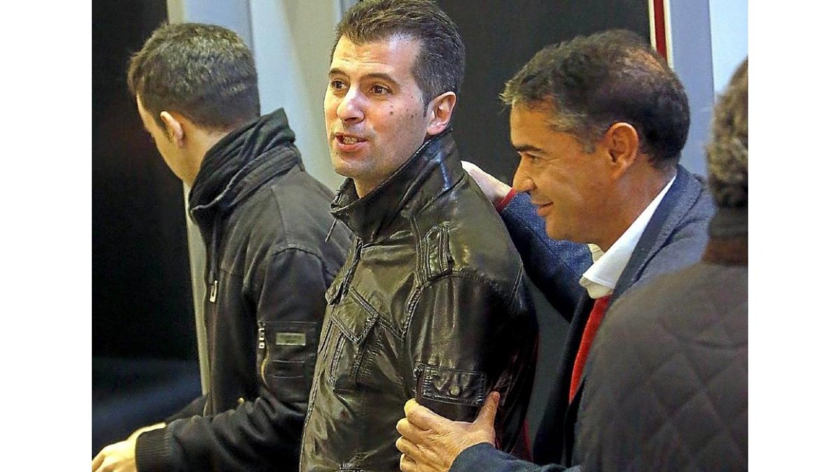 Luis Tudanca, ayer a su llegada al comité federal del PSOE.-ICAL