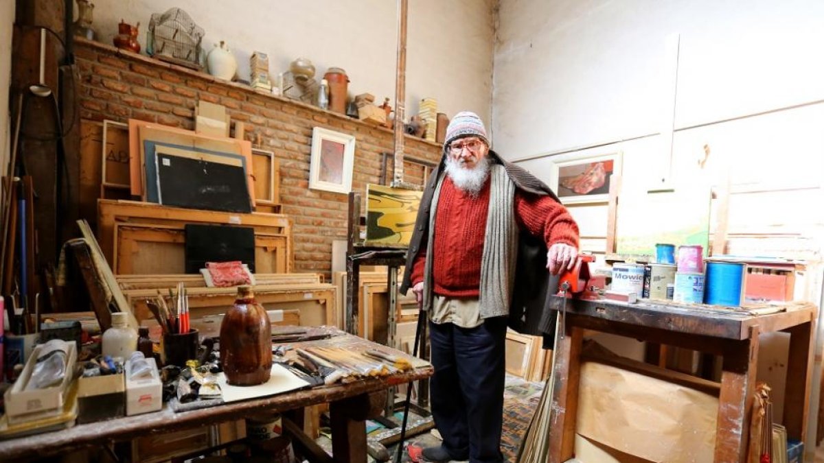 Félix Cuadrado Lomas, pintor ganador del Premio Castilla y León de las Artes-ICAL